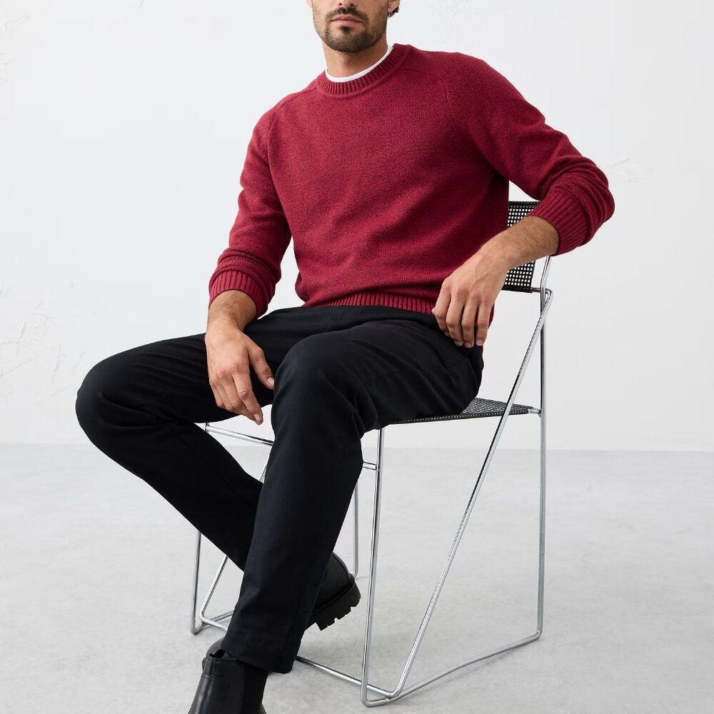 Banana Republic Men's Large Red Crewneck sweater - New with Tags